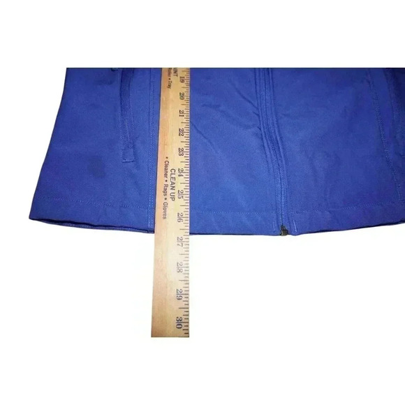 CBS Jacket Womens XL Blue Soft Shell Full Zip Active - Picture 8 of 16